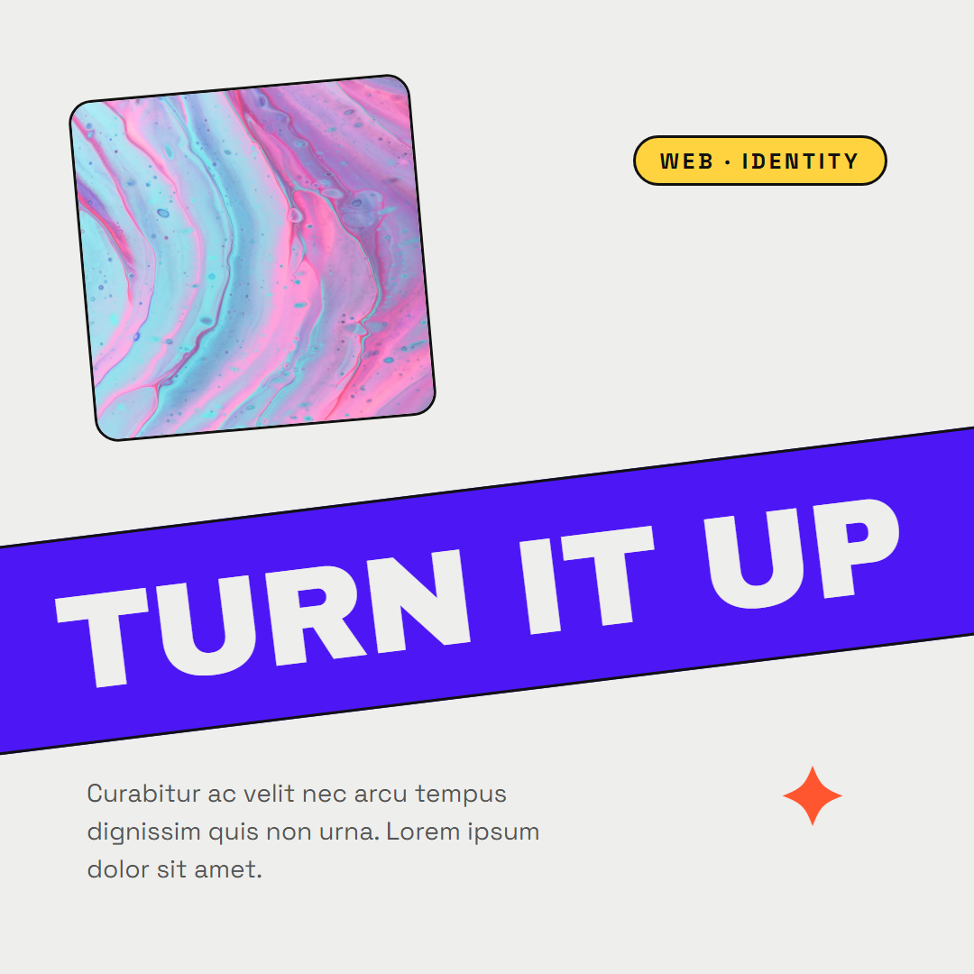 Turn It Up - 1:1 social creative